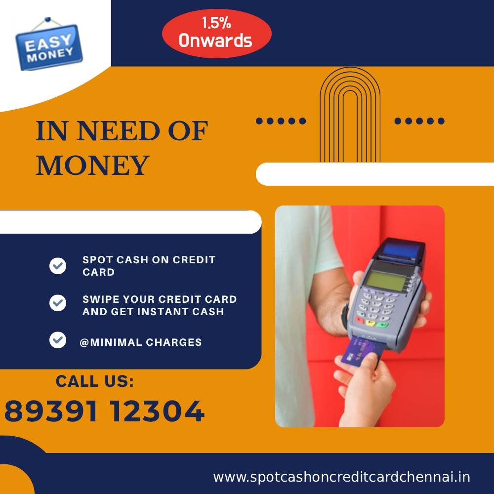 Credit Card to Cash in Chennai