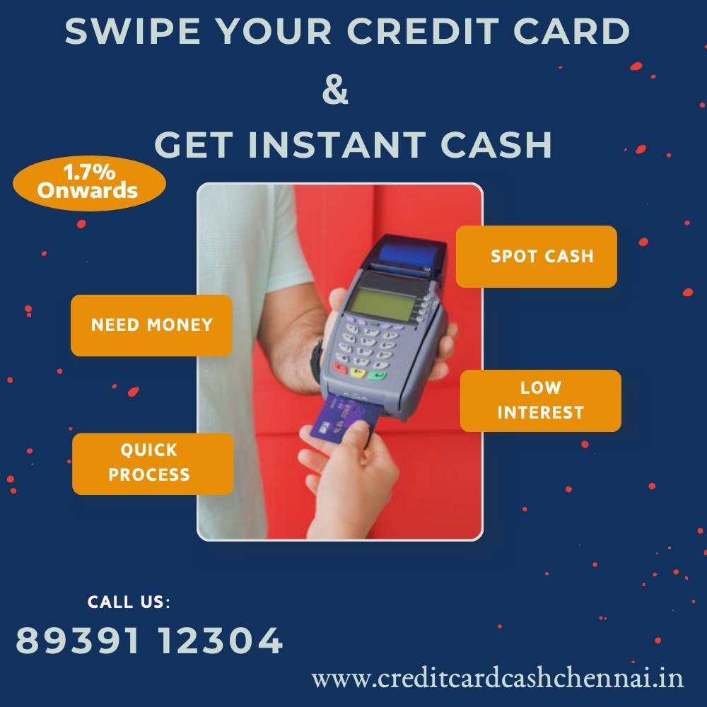 Credit Card to Cash in Chennai